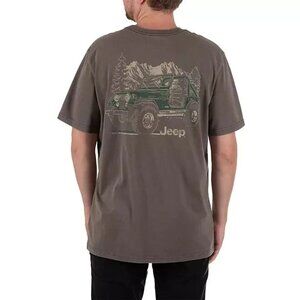 NEW Men's Jeep '77 Golden Eagle Graphic T- Shirt Brown XXL